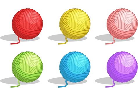 Ball Of Yarn Vectors Vector Art At Vecteezy