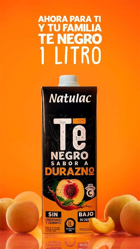 Nueva presentación del Té Negro Natulac de Limón y Durazno IP Media Group