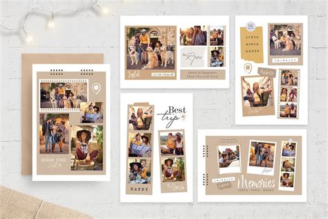 Photograph Collage Scrapbook Theme, Graphic Templates - Envato Elements