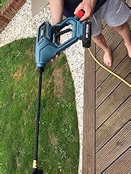 WESCO Cordless Pressure Washer 22 Bar 18V Portable Jet Washer With 5