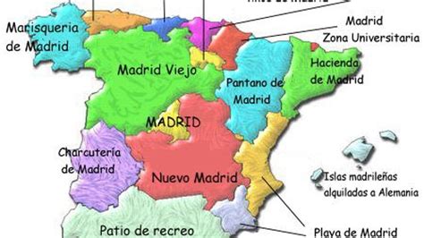 Pays de Madrid voici à quoi ressemblerait la carte de l Espagne si