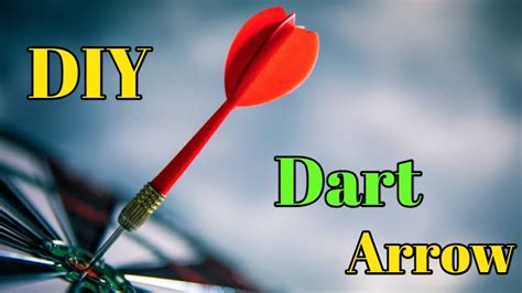 Diy Darts How To Make Darts Homemade Dart With A Pin Youtube