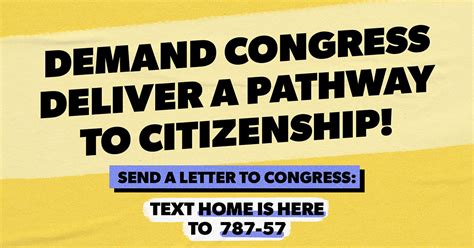 Send A Letter Demand Congress Deliver A Pathway To Citizenship