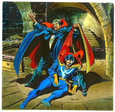 An Image Of Superman And Dracula Fighting