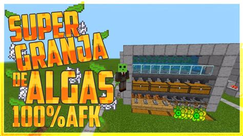 COMO Hacer Una GRANJA De Algas Y EXPERIENCIA Minecraft BEDROCK 1 16