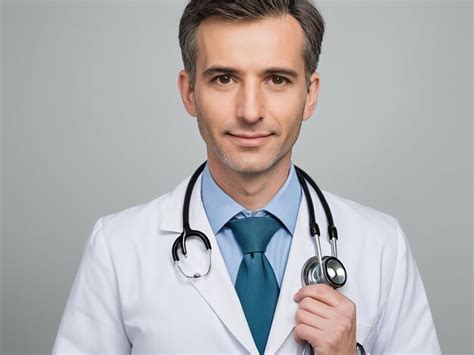 Premium Photo A Doctor With A Stethoscope Around His Neck