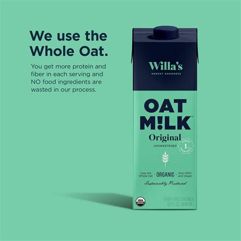 Unsweetened Original Oat Milk 6 Pack Unsweetened Oat Milk Oat Milk Recipe