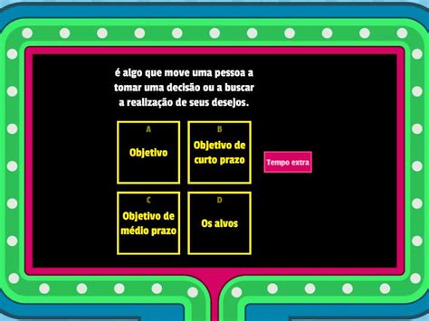 PROJETO DE VIDA QUIZ Game Show De TV