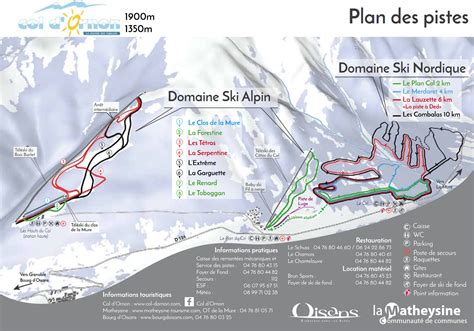 Col dOrnon Station de Ski Alpes du Nord Météo Webcam Esf