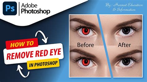 How To Remove Red Eye In Photoshop Photoshop Tutorial Removing Red Eye With Red Eye Tool