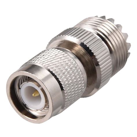 Tnc Male To Uhf Female Brass Coaxial Cable Rf Connector Adapter Pcs