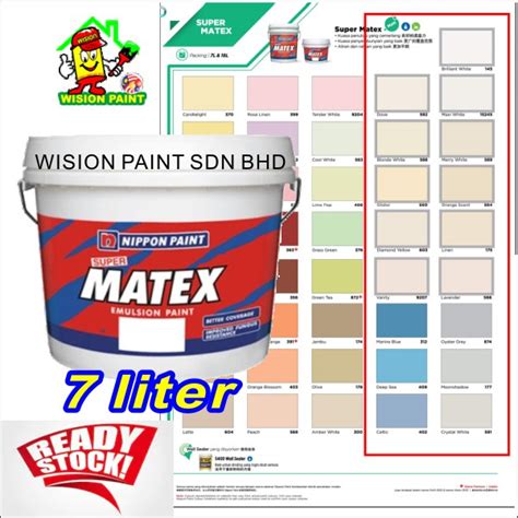 L Nippon Paint Super Matex Interior Emulsion Matt Finish Wall Paint