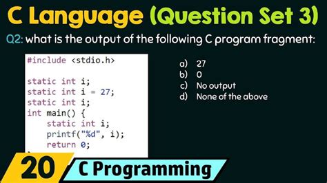 C Programming Important Questions Set 3