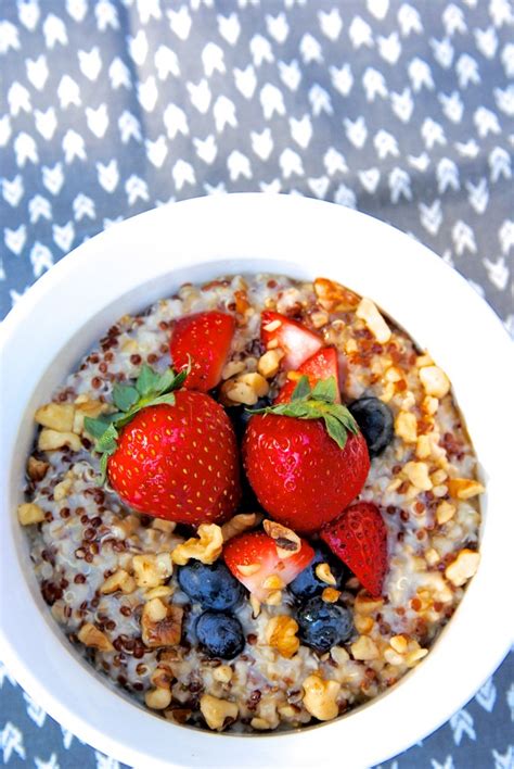 Oatmeal With Quinoa Breakfast Recipe Gluten Free Making Lemonade