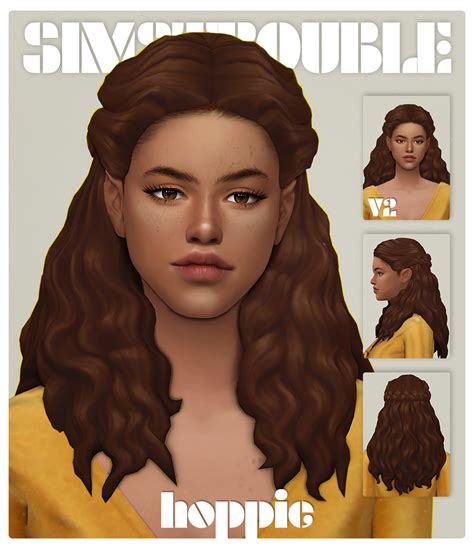 16 Curly Hair Sims 4 Cc Maxis Match Nbkomputer