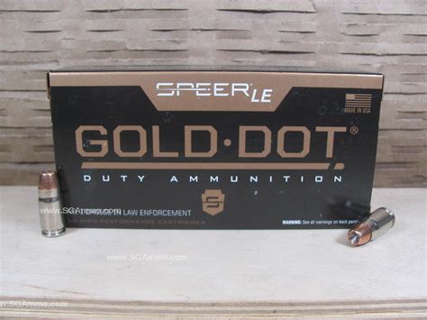 50 Round Box 357 Sig Speer Gold Dot LE GDHP Hollow Point Ammo 53918