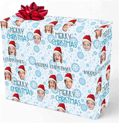 Amazon Personalized Wrapping Paper With Photos For Christmas