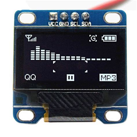 Inch I C Iic Serial X Oled Lcd Led White Blue Display