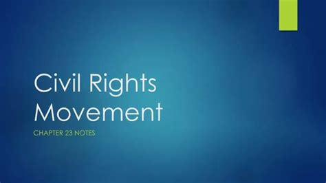 Ppt Civil Rights Movement Powerpoint Presentation Free Download Id