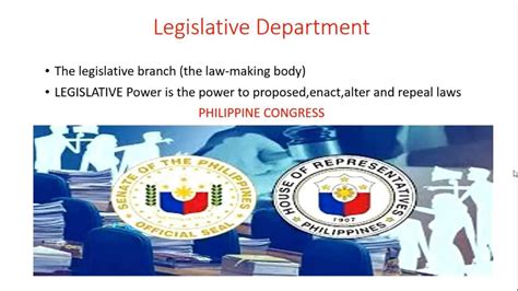 Roles And Responsibilities Of The Philippine Senate And House Of Representative Pptx