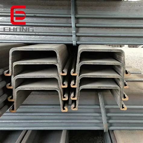 Hot Rolled Larsen Steel Sheet Pile Korea Wholesale Type Concrete