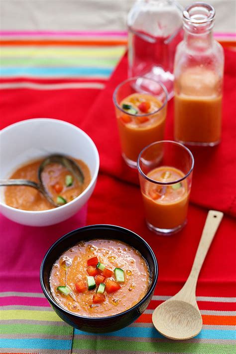 Gaspachos et soupes froides douze recettes d été Recettes légères