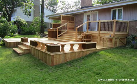 Multi Level Decks Design And Ideas Backyard Ideas For Small Yards