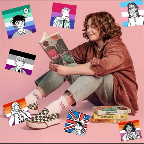 Heartstopper Alice Book Cute Gay Lgbt Pride Art