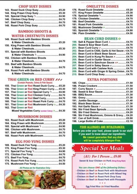 Menu At Golden Bowl Chinese Takeaway Restaurant Chesterfield 55