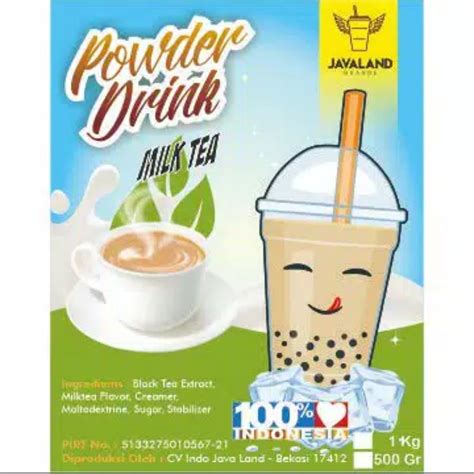 Jual Bubuk Minuman Super Rasa Milk Tea Kg Javaland Shopee Indonesia