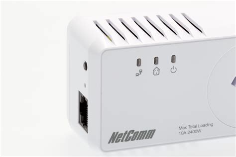 Netcomm Np204 200mbps Powerline Adapters With Ac Pass Through Twin