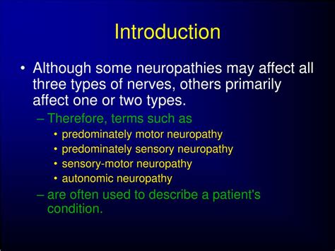 Ppt Peripheral Neuropathy Powerpoint Presentation Free Download Id