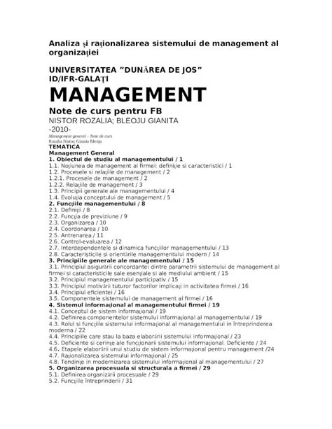 Doc Analiza I Ra Ionalizarea Sistemului De Management Al