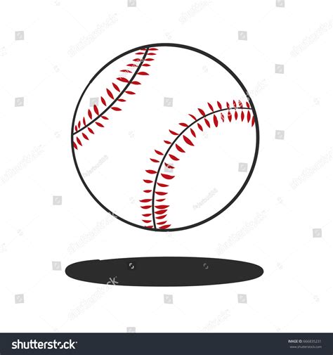 Doodle Baseball Vector Stock Vector (Royalty Free) 666835231 | Shutterstock