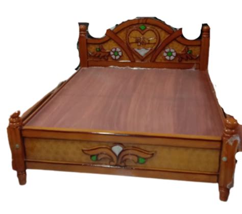 Queen Size Teak Wood Cot Without Storage At Rs 19500 In Walajapet ID