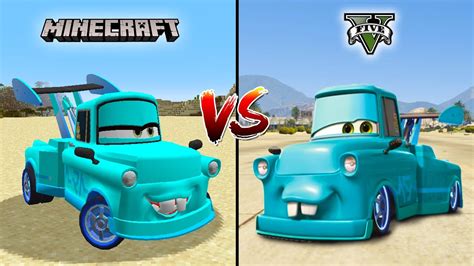 Disney Cars Minecraft Creepers Pixar Tow Mater Mcqueen Action