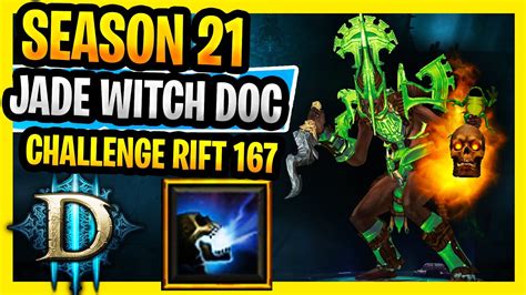 Season 21 Diablo 3 Challenge Rift 167 Jade Harvest Witch Doctor