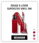 Maybelline New York Coffret 4 Rouges à Lèvres Liquides Effet Vinyl