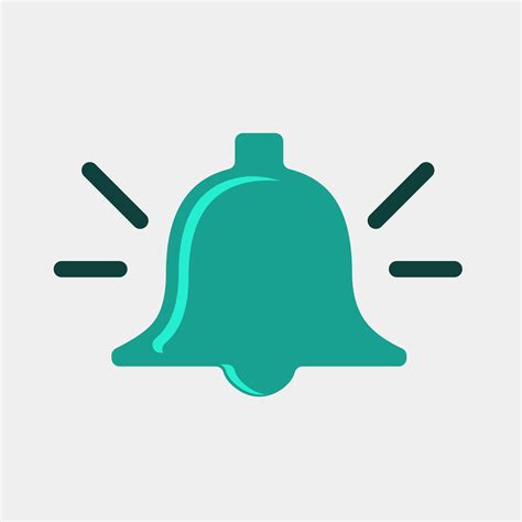 Notification Bell Icon For Incoming Inbox Vector Ringing Off