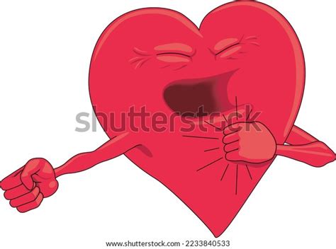 Healthy Heart Cartoon Vector Illustration Stock Vector (Royalty Free) 2233840533 | Shutterstock