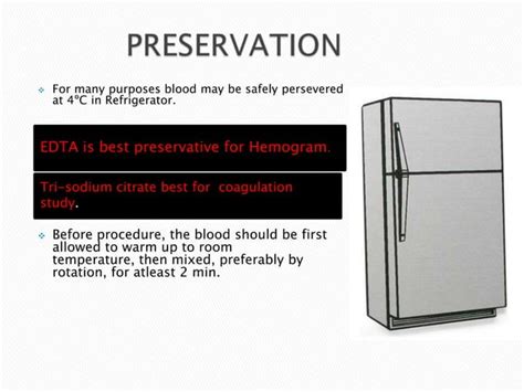 Blood Collection And Preservation