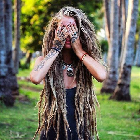 Pretty Dreads Beautiful Dreadlocks Estilo Hippie Chic Hippie Style