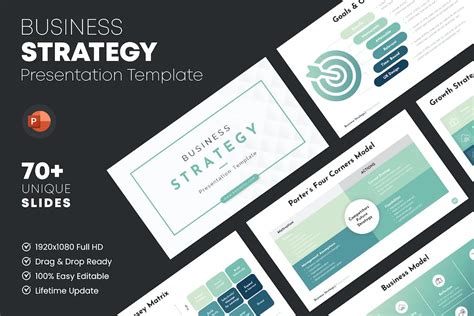 Business Strategy PowerPoint Template Incl. business & proposal ...