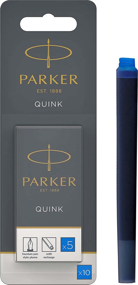 Parker Cartouches D Encre Pour Stylo Plume Longue Encre Bleue