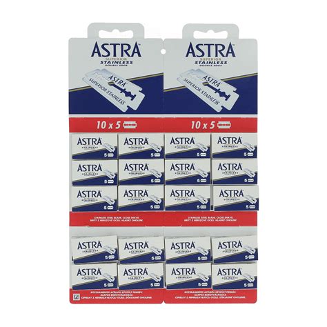 Astra Razor Blades Card 20 X 5