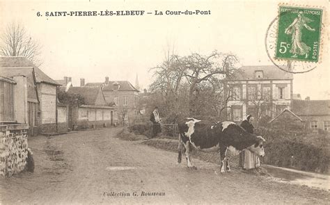 Photos et carte postales anciennes de Saint Pierre lès Elbeuf Mairie