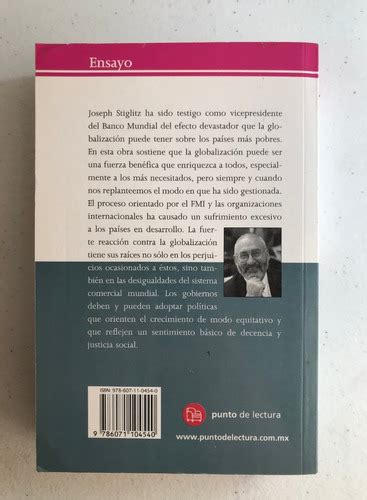 Libro El Malestar En La Globalización Joseph Stiglitz Meses sin intereses