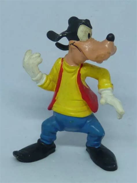 ANCIENNE FIGURINE PVC PLASTIQUE DISNEY Les Amis De MICKEY DINGO GOOFY