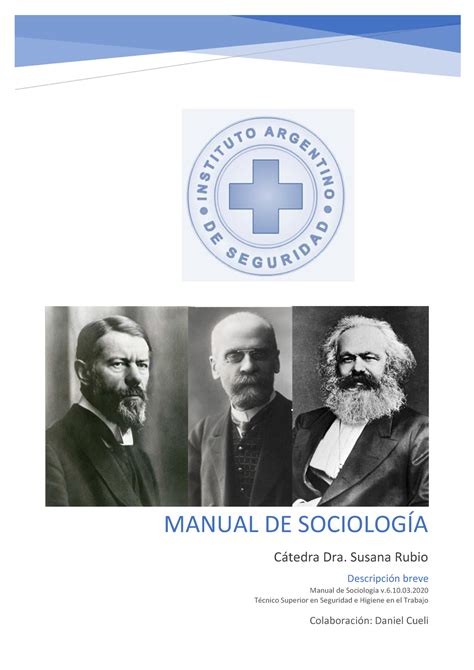 Manual DE Sociologia Actualizado 2021 MANUAL DE SOCIOLOGÍA Cátedra