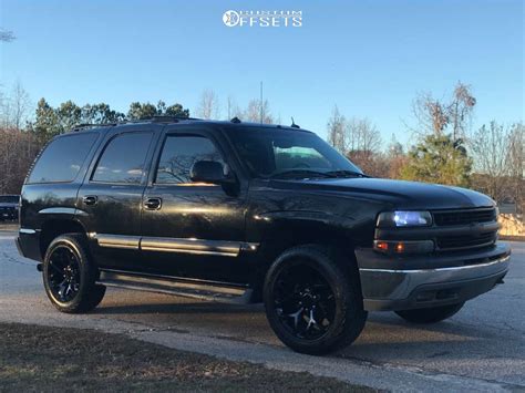 Blue Chevrolet Tahoe On 24s